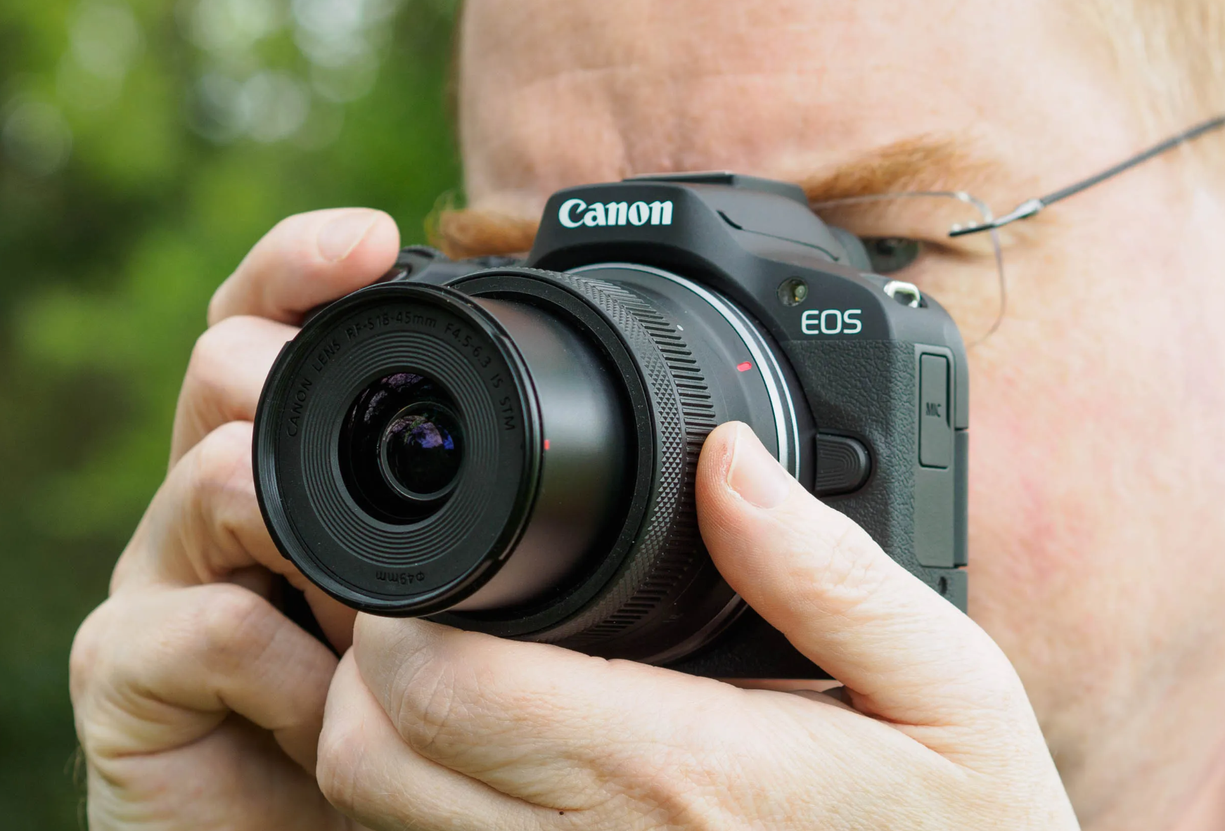 Canon EOS R50 with RF-S 18-45mm kit lens